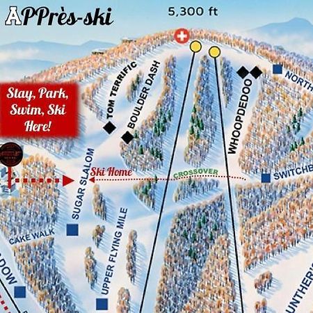 Appresski - 5 Bed Ski In Ski Out - 50 Steps To Ski Sugar Mountain Slopes Экстерьер фото
